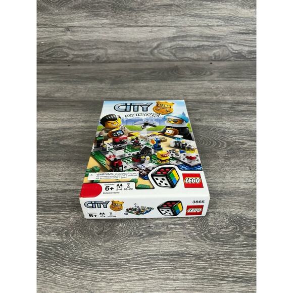 Lego City Alarm Buildable Game All Lego Peices Complete Set 3865 - Picture 2 of 9